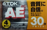 4 pack: TDK  - AE 30