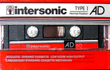 Compact Cassette: Unknown Intersonic -  60