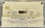 Compact Cassette: Unknown Adams Magnetic -  60