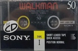 Compact Cassette Sony Walkman 90 "C-50WM1" Type II Chrome 1988 Japan