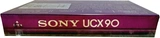 Compact Cassette Sony UCX 90 Type II Chrome 1982 USA