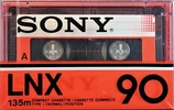 Compact Cassette Sony LNX 90 Type I Normal 1983 North America