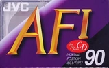 Compact Cassette JVC AFI 90 "AF1-90B" Type I Normal 1992 North America