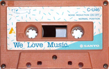 Compact Cassette:  Sanyo - We Love Music 46