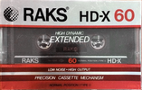 Compact Cassette: RAKS  - HD-X 60