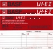 Compact Cassette: BASF  - LH Extra I 60