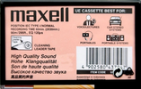 Compact Cassette: Maxell / Hitachi Maxell - UE 60