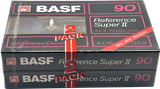 2 pack BASF Reference Super II 90 Type II Chrome 1988 Europe