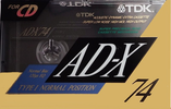 Compact Cassette: TDK  - AD-X 74