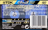 Compact Cassette: TDK  - CDing-2 90