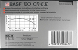 Compact Cassette: BASF  - Chromdioxid Extra II 120