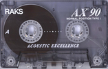 Compact Cassette: RAKS  - AX 90