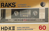 Compact Cassette: RAKS  - HD-XII 60