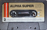 Compact Cassette: Unknown Alpha Super -  90