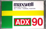 Compact Cassette: Unknown Maxwell -  90