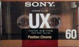 Compact Cassette Sony UX 60 Type II Chrome 1988 Europe