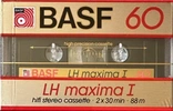 Compact Cassette BASF LH Maxima I 60 "LH-M I" Type I Normal 1986 Europe