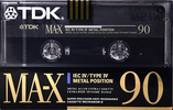 Compact Cassette: TDK  - MA-X 90