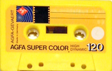 Compact Cassette: AGFA  - SUPER COLOR 120