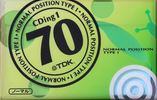 Compact Cassette: TDK  - CDing 1 70