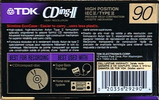 Compact Cassette: TDK  - CDing-II 90