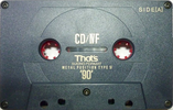 Compact Cassette Thats CD-IVF 90 Type IV Metal 1991 Japan