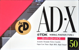 Compact Cassette: TDK  - AD-X 50