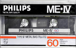 Compact Cassette: Philips  - Me-IV 60