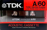 Compact Cassette: TDK  - A 60