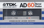 Compact Cassette: TDK  - AD 60