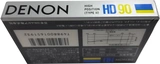 Compact Cassette Denon HD 90 Type II Chrome 1986 Japan