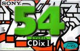 Compact Cassette: Sony  - CDix I 54