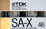 Compact Cassette: TDK  - SA-X 46