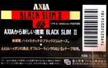 Compact Cassette: FUJI AXIA - Black Slim II 46