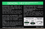 Compact Cassette: Nippon Columbia / Denon Denon - HD7 100