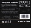 Compact Cassette: Unknown Memorex - dBS-X 90