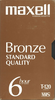 VHS, Video Home System:  Maxell - Bronze Standard Grade 120