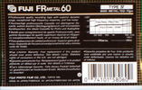 Compact Cassette: FUJI Fuji - FR Metal 60