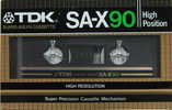 Compact Cassette: TDK  - SA-X 90