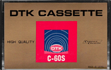 Compact Cassette: Unknown DTK -  60