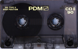 Compact Cassette: PDM Magnetics PDM - CD II 90