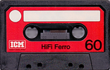 Compact Cassette ICM SF 60 Type I Normal 1981 Switzerland