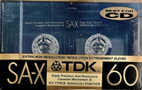 Compact Cassette: TDK  - SA-X 60