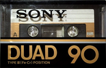 Compact Cassette: Sony  - Duad 90