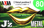 Compact Cassette: FUJI AXIA - J`z Metal 80