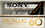 Compact Cassette: Sony  - Metallic 60