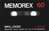 Compact Cassette: Memorex  - MRX2 Oxide 60