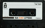 Compact Cassette: TDK  - SA 60