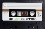 Compact Cassette TDK OD 90 Type I Normal 1979 Europe, USA