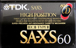 Compact Cassette: TDK  - SA-XS 60